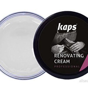 Renovering av Reparationskräm för Släta Läderskor Väskor Säten, Repa och Scuff Lock, Kaps Renovera Grädde, 10 Färger (100 neutral) 5908226968959