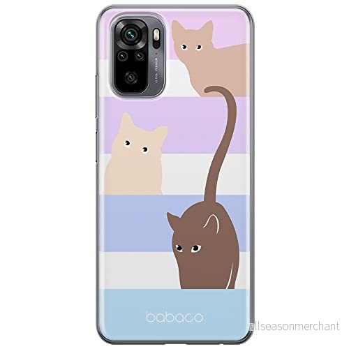 ERT GROUP mobiltelefonfodral för Xiaomi REDMI NOTE 10/ 10S originalt och officiellt licensierat Babaco mönster Cats 014 optimalt anpassad till formen på mobiltelefonen, fodral tillverkad av TPU plast 5905131096401