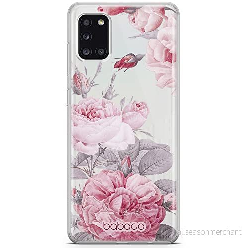 ERT GROUP mobiltelefonfodral för Samsung A31 originalt och officiellt licensierat Babaco mönster Flowers 050 optimalt anpassad till formen på mobiltelefonen, gedeeltelijk transparant 5905131347657
