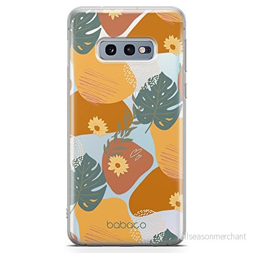 ERT GROUP mobiltelefonfodral för Samsung S10e originalt och officiellt licensierat Babaco mönster Plants 008 optimalt anpassad till formen på mobiltelefonen, gedeeltelijk transparant 5903932570618