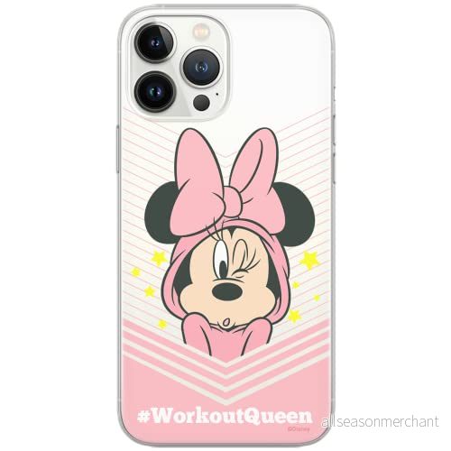 ERT GROUP mobiltelefonfodral för Samsung S21 PLUS originalt och officiellt licensierat Disney mönster Minnie 053 optimalt anpassad till formen på mobiltelefonen, gedeeltelijk transparant 5903932384635