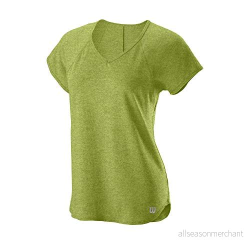 Wilson Dam T shirt, TRAINING V NECK Polyester/Bomull 97512479646