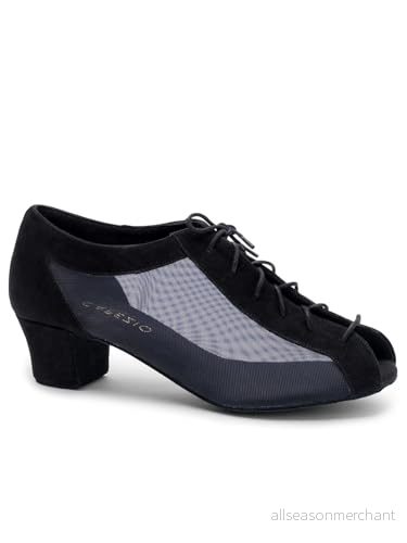 Capezio Beatrice 1,5 tum ballroom shoe, svart, 7 m 886275604378