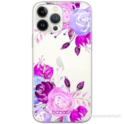 ERT GROUP mobiltelefonfodral för Samsung A51 originalt och officiellt licensierat Babaco mönster Flowers 005 Vit optimalt anpassad till formen på mobiltelefonen, gedeeltelijk transparant 5904805385414