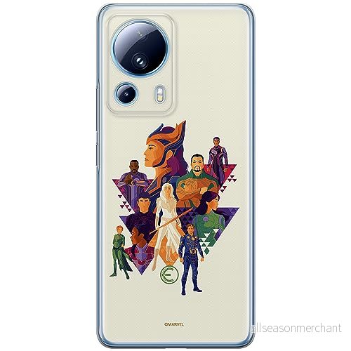 ERT GROUP mobiltelefonfodral för Xiaomi 13 LITE/CIVI 2 originalt och officiellt licensierat Marvel mönster Eternals 007 optimalt anpassad till formen på mobiltelefonen, fodral tillverkad av TPU plast 5905511923815