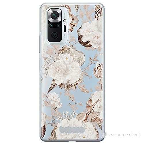 ERT GROUP mobiltelefonfodral för Xiaomi REDMI NOTE 10 PRO originalt och officiellt licensierat Babaco mönster Flowers 044 optimalt anpassad till formen på mobiltelefonen, gedeeltelijk transparant 5905131325297