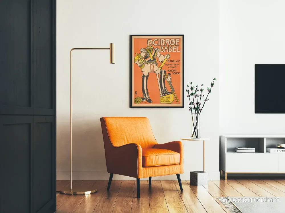 Vintageposter Cirage Babel - Retro Väggdekoration - Bild 2