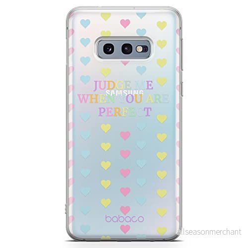 ERT GROUP mobiltelefonfodral för Samsung S10e originalt och officiellt licensierat Babaco mönster Judge me 001 optimalt anpassad till formen på mobiltelefonen, gedeeltelijk transparant 5903932900439