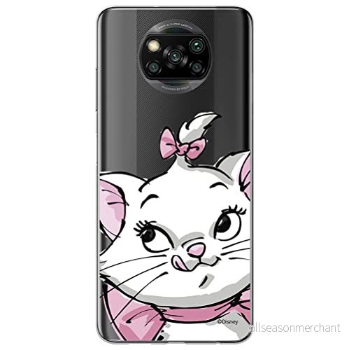 ERT GROUP mobiltelefonfodral för Xiaomi POCOPHONE X3 originalt och officiellt licensierat Disney mönster Marie 001 optimalt anpassad till formen på mobiltelefonen, gedeeltelijk transparant 5903537121413