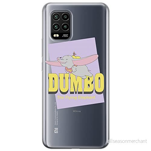 ERT GROUP mobiltelefonfodral för Xiaomi MI 10 LITE originalt och officiellt licensierat Disney mönster Dumbo 005 optimalt anpassad till formen på mobiltelefonen, gedeeltelijk transparant 5903537143231
