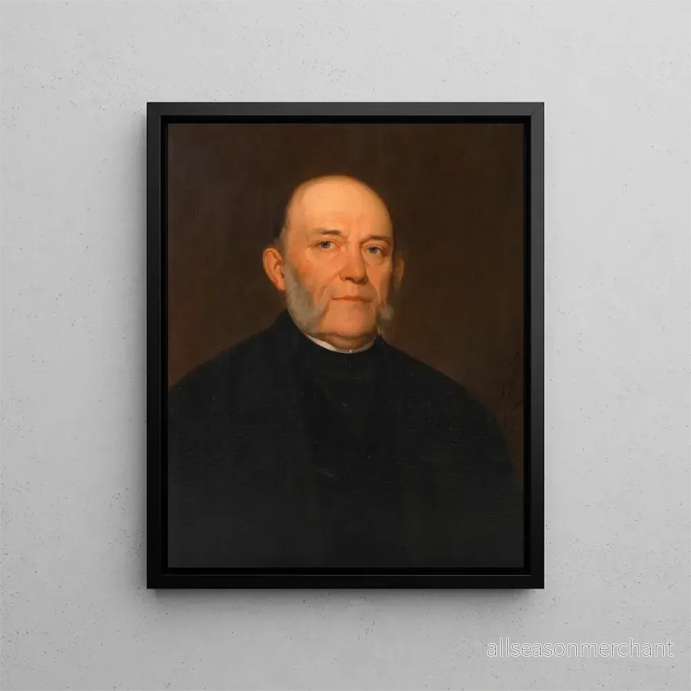 Målning Carl von Rokitansky Patolog, politiker och filosof – August Georg Mayer