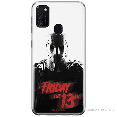 ERT GROUP mobiltelefonfodral för Samsung M21 / M30S originalt och officiellt licensierat Horror mönster Friday the 13th 014 anpassad till formen på mobiltelefonen, fodral tillverkad av TPU plast 5905511113292