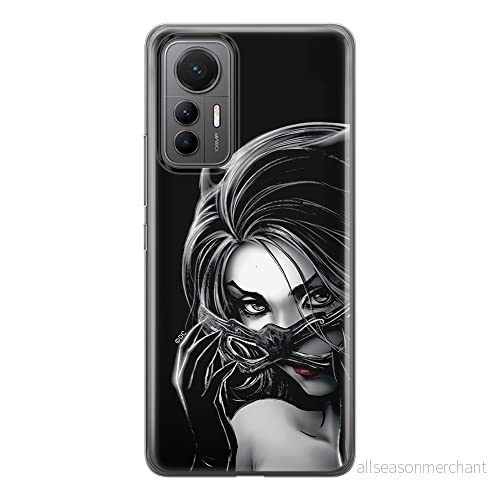 ERT GROUP mobiltelefonfodral för Xiaomi 12 LITE originalt och officiellt licensierat DC mönster Catwoman 004 optimalt anpassad till formen på mobiltelefonen, fodral tillverkad av TPU plast 5905511498993