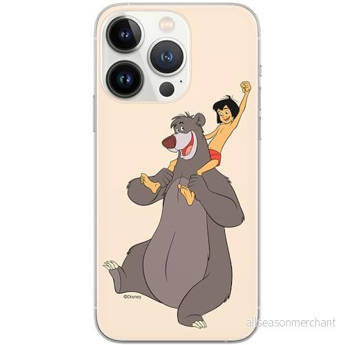ERT GROUP mobiltelefonfodral för Iphone 13 PRO originalt och officiellt licensierat Disney mönster Jungle Book 002 optimalt anpassad till formen på mobiltelefonen, fodral tillverkad av TPU plast 5905131197122