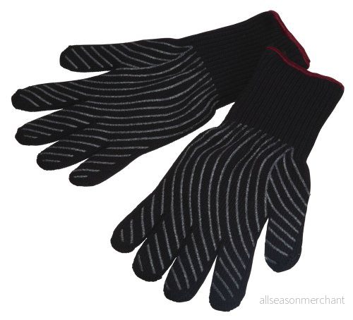 MasterClass Professional Grytvantar, Silikontryck, Onesize, Värmebeständiga, Svart, MCCGLOVES 5028250174956