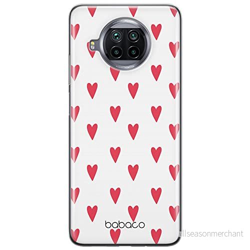ERT GROUP mobiltelefonfodral för Xiaomi REDMI NOTE 9T originalt och officiellt licensierat Babaco mönster Hearts 004 optimalt anpassad till formen på mobiltelefonen, gedeeltelijk transparant 5904805653407