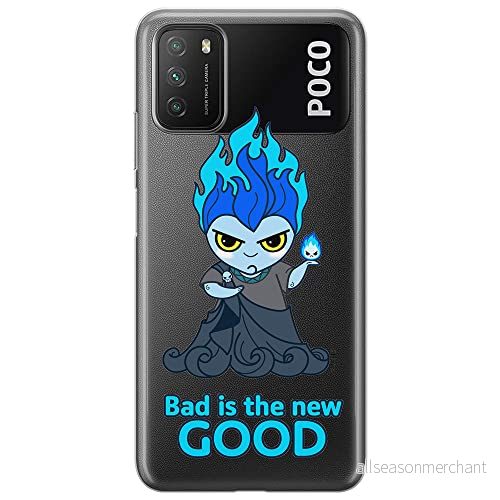 ERT GROUP mobiltelefonfodral för Xiaomi REDMI 9T/ POCO M3 originalt och officiellt licensierat Disney mönster Hades 001 optimalt anpassad till formen på mobiltelefonen, gedeeltelijk transparant 5905131417664