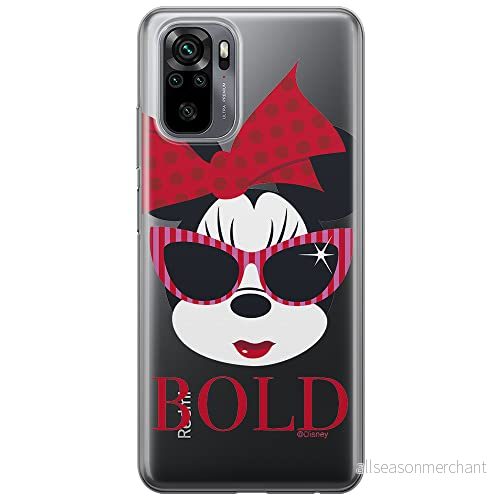 ERT GROUP mobiltelefonfodral för Xiaomi REDMI NOTE 10/ 10S originalt och officiellt licensierat Disney mönster Minnie 045 optimalt anpassad till formen på mobiltelefonen, gedeeltelijk transparant 5903537182889