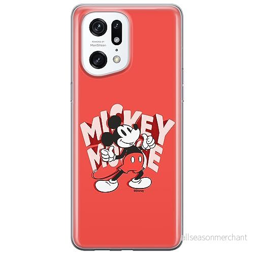 ERT GROUP mobiltelefonfodral för Oppo FIND X5 PRO originalt och officiellt licensierat Disney mönster Mickey 044 optimalt anpassad till formen på mobiltelefonen, fodral tillverkad av TPU plast 5905511993108