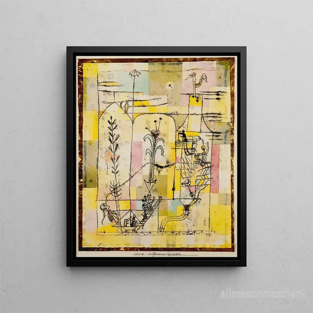 Målning Conte de la Hoffmann – Paul Klee | Konsttryck Målning Conte de la Hoffmann – Paul Klee | Konsttryck