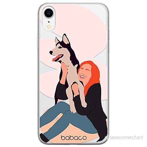 ERT GROUP mobiltelefonfodral för Iphone XR originalt och officiellt licensierat Babaco mönster Dogs 004 optimalt anpassad till formen på mobiltelefonen, gedeeltelijk transparant 5905131038821