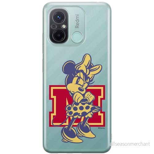 ERT GROUP mobiltelefonfodral för Xiaomi REDMI 12C/ 11A originalt och officiellt licensierat Disney mönster Minnie 072 optimalt anpassad till formen på mobiltelefonen, gedeeltelijk transparant 5905795023737
