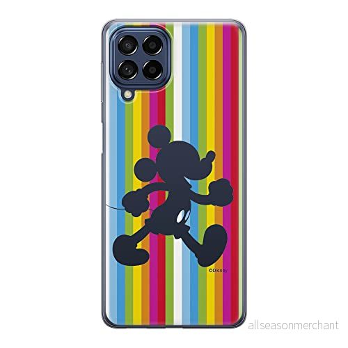 ERT GROUP mobiltelefonfodral för Samsung M33 5G originalt och officiellt licensierat Disney mönster Mickey 028 optimalt anpassad till formen på mobiltelefonen, gedeeltelijk transparant 5905511345327
