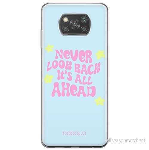 ERT GROUP mobiltelefonfodral för Xiaomi POCOPHONE X3 originalt och officiellt licensierat Babaco mönster Never look back 005 anpassad till formen på mobiltelefonen, fodral tillverkad av TPU plast 5903932886382