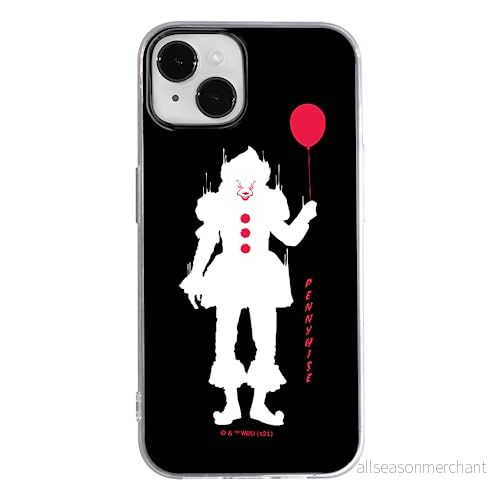 ERT GROUP mobiltelefonfodral för Iphone 14 PLUS originalt och officiellt licensierat Horror mönster It 016 optimalt anpassad till formen på mobiltelefonen, fodral tillverkad av TPU plast 5905131991386