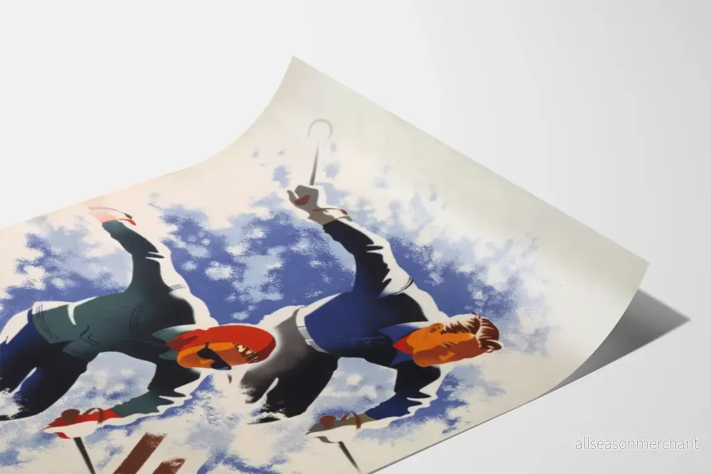 Vintageposter Ski Jantzen - Sportig väggdekoration - Bild 3