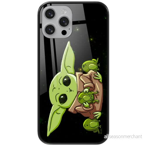 ERT GROUP mobiltelefonfodral för Apple Iphone XS Max originalt och officiellt licensierat Star Wars mönster Baby Yoda 014 tillverkad av härdat glas, optimalt anpassat till mobilens form, skyddsfodral 5904805056703