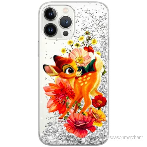 ERT GROUP mobiltelefonfodral för Apple Iphone 11 PRO MAX originalt och officiellt licensierat Disney mönster Bambi 014 Vit optimalt anpassad till formen på mobiltelefonen, med glitter overflow effekt 5904805358647