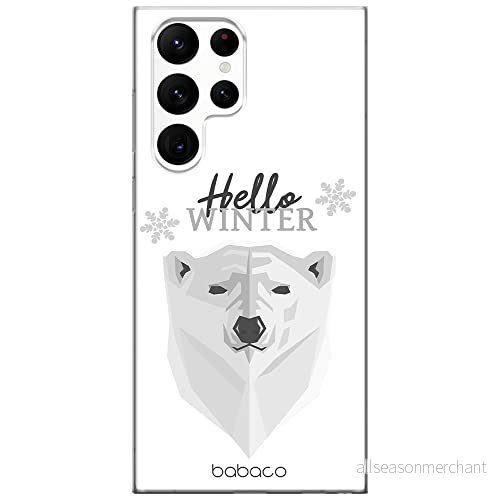 ERT GROUP mobiltelefonfodral för Samsung S22 ULTRA originalt och officiellt licensierat Babaco mönster Winter 003 optimalt anpassad till formen på mobiltelefonen, fodral tillverkad av TPU plast 5904805281709