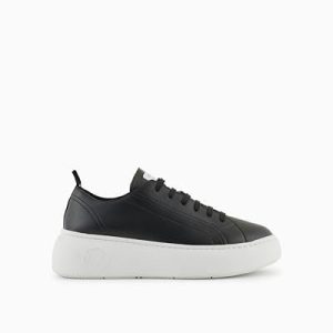 Armani Exchange Sneakers, Storlek: 38.5, Black Skinnimitation/textil 8052467537430