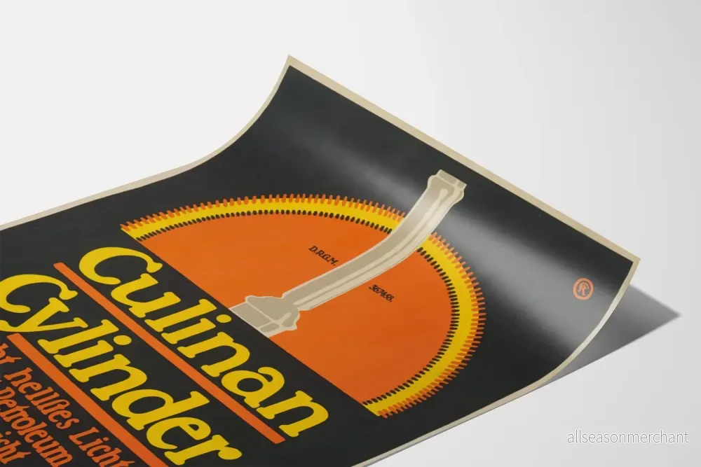 Vintageaffisch Culian Cylinder – Poster för industriell inredning - Bild 3