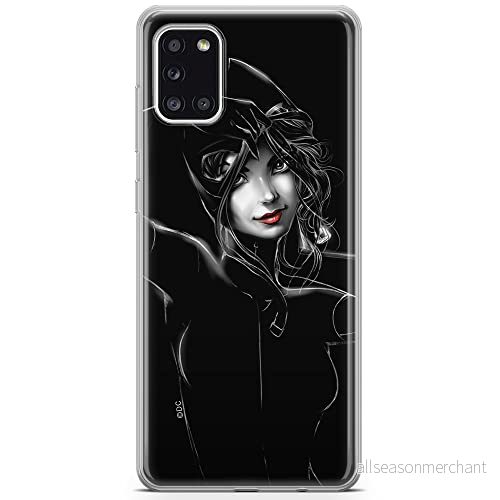 ERT GROUP mobiltelefonfodral för Samsung A31 originalt och officiellt licensierat DC mönster Catwoman 002 optimalt anpassad till formen på mobiltelefonen, fodral tillverkad av TPU plast 5903040220368