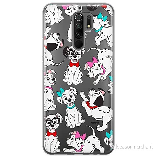 ERT GROUP mobiltelefonfodral för Xiaomi REDMI 9 originalt och officiellt licensierat Disney mönster Dalmatians 006 optimalt anpassad till formen på mobiltelefonen, gedeeltelijk transparant 5905131801340