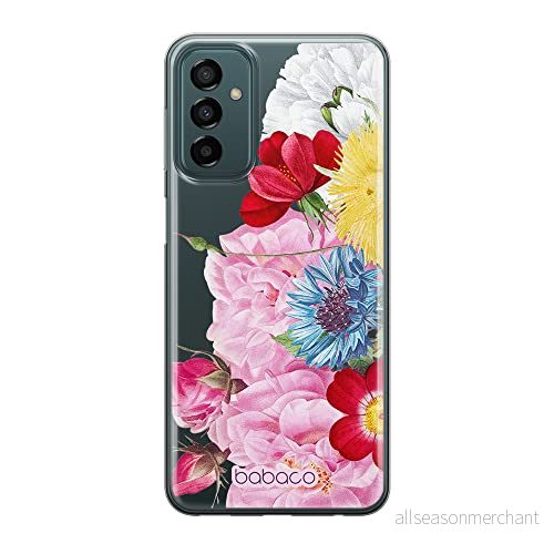 ERT GROUP mobiltelefonfodral för Samsung M13 4G/M23 5G/F23 originalt och officiellt licensierat Babaco mönster Flowers 056 optimalt anpassad till formen på mobiltelefonen, gedeeltelijk transparant 5905511370954