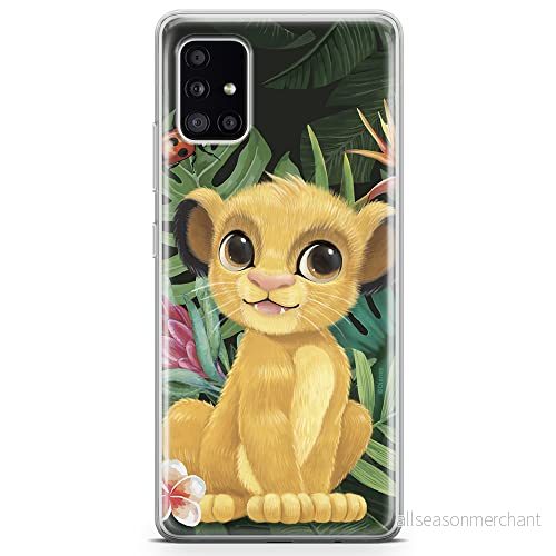 ERT GROUP mobiltelefonfodral för Samsung A51 5G originalt och officiellt licensierat Disney mönster Simba & Friends 004 optimalt anpassad till formen på mobiltelefonen, fodral tillverkad av TPU plast 5904805452215