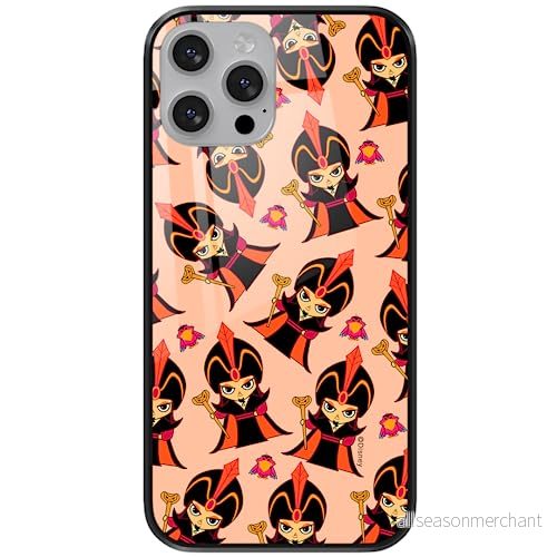 ERT GROUP mobiltelefonfodral för Apple Iphone 13 PRO originalt och officiellt licensierat Disney mönster Jafar 002 tillverkad av härdat glas, skyddsfodral 5905131411501