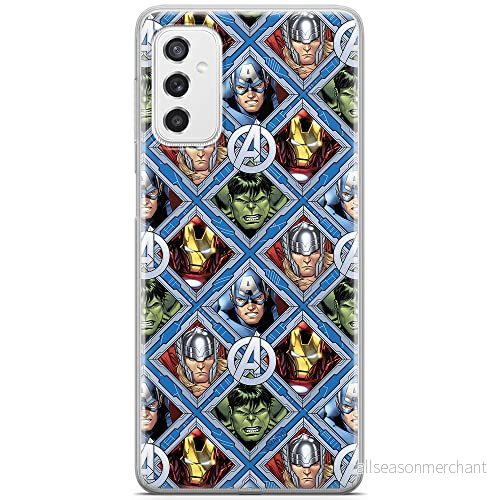 ERT GROUP mobiltelefonfodral för Samsung M52 5G originalt och officiellt licensierat Marvel mönster Avengers 004 optimalt anpassad till formen på mobiltelefonen, fodral tillverkad av TPU plast 5904805495885