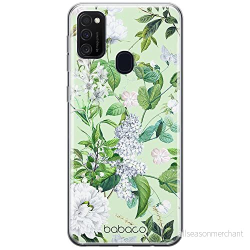 ERT GROUP mobiltelefonfodral för Samsung M21 / M30S originalt och officiellt licensierat Babaco mönster Flowers 038 optimalt anpassad till formen på mobiltelefonen, fodral tillverkad av TPU plast 5905131304155