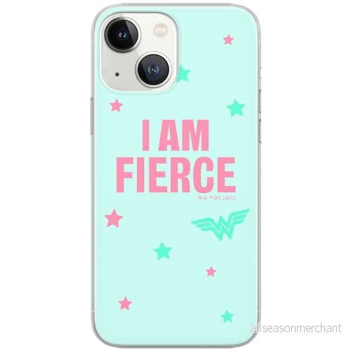 ERT GROUP mobiltelefonfodral för Iphone 13 MINI originalt och officiellt licensierat DC mönster Wonder Woman 028 Vit optimalt anpassad till formen på mobiltelefonen, fodral tillverkad av TPU plast 5903932937510