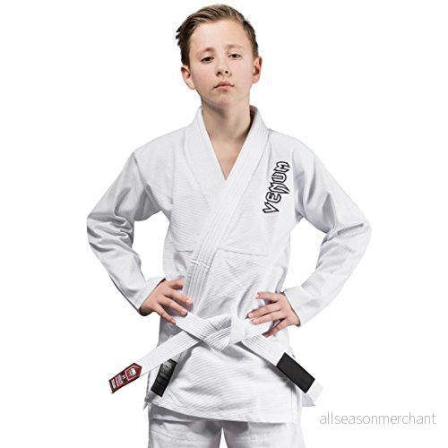 Venum unisex tonåring minimalistisk BJJ gi, vit, C2 US 3611441507576