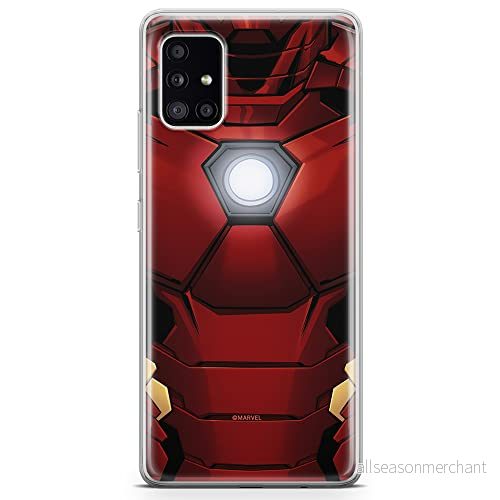 ERT GROUP mobiltelefonfodral för Samsung A51 5G originalt och officiellt licensierat Marvel mönster Iron Man 020 optimalt anpassad till formen på mobiltelefonen, fodral tillverkad av TPU plast 5904805452666