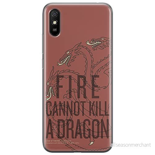 ERT GROUP mobiltelefonfodral för Xiaomi REDMI 9A originalt och officiellt licensierat Game od Thrones mönster of 015 anpassad till formen på mobiltelefonen, fodral tillverkad av TPU plast 5903932684889