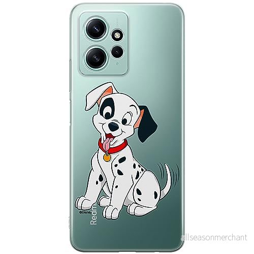 ERT GROUP mobiltelefonfodral för Xiaomi REDMI NOTE 12 4G originalt och officiellt licensierat Disney mönster Dalmatian 006 optimalt anpassad till formen på mobiltelefonen, gedeeltelijk transparant 5905511946029