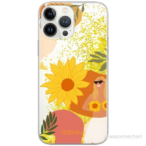ERT GROUP mobiltelefonfodral för Apple Iphone 6/6S originalt och officiellt licensierat Babaco mönster Flowers 015 Vit optimalt anpassad till formen på mobiltelefonen, med glitter overflow effekt 5903932618211