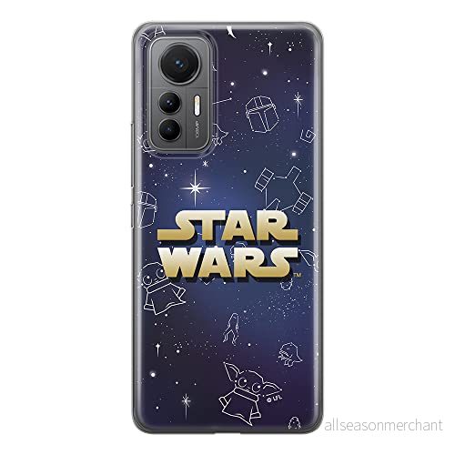 ERT GROUP mobiltelefonfodral för Xiaomi 12 LITE originalt och officiellt licensierat Star Wars mönster Baby Yoda 022 optimalt anpassad till formen på mobiltelefonen, fodral tillverkad av TPU plast 5905511508401