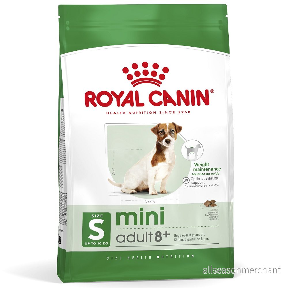 Royal Canin Mini Adult 8+ Torrfoder för Hund - 2 kg 3182550831383